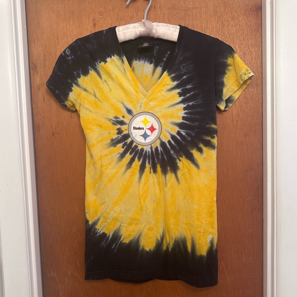 Pittsburgh Steelers Tie Dye Tee V